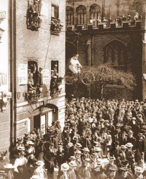 The 1897 protests, 2: the woman cyclist