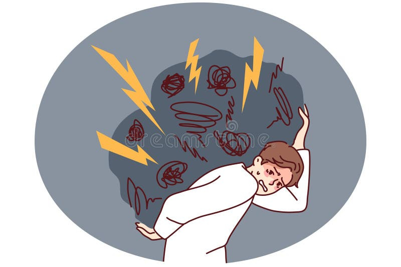 Overthinking Tired Stock Illustrations – 232 Overthinking Tired Stock  Illustrations, Vectors & Clipart - Dreamstime