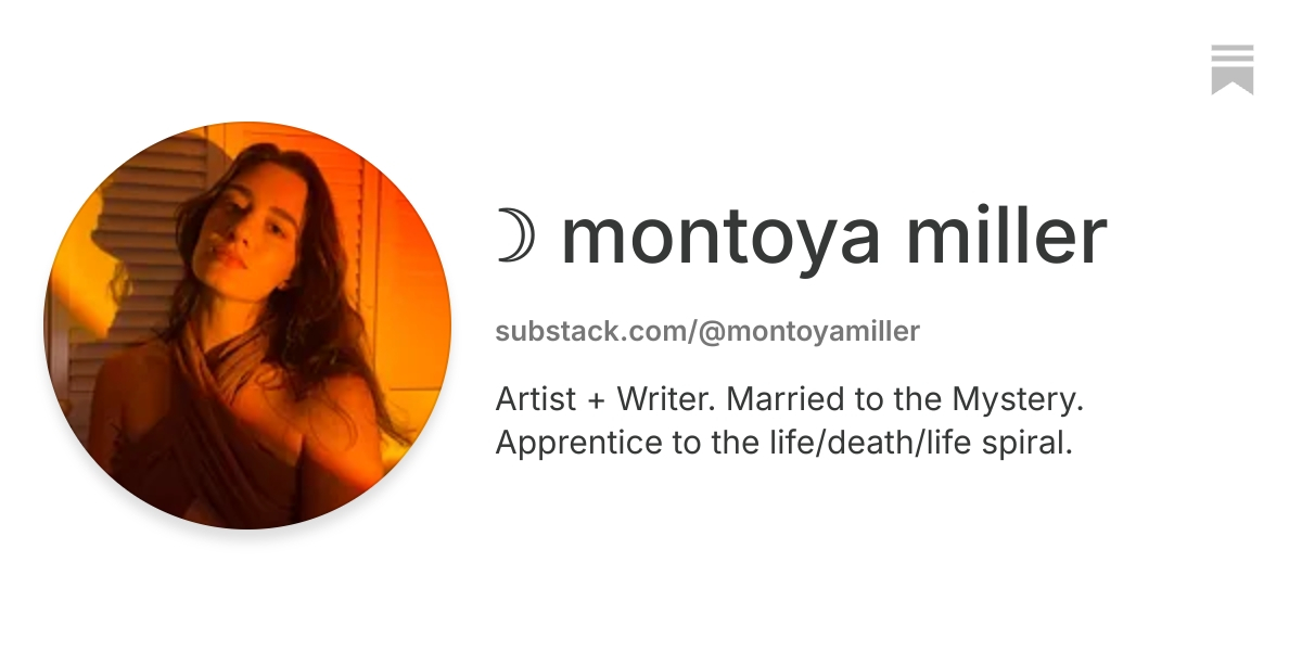 montoya miller | Substack