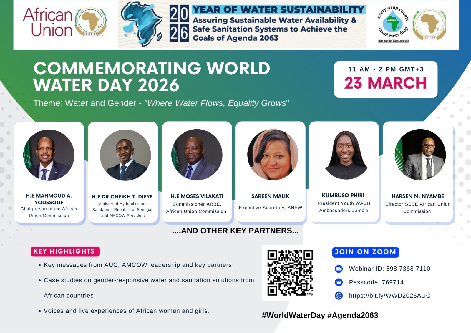 Commemorating World Water Day 2026 with the African Union