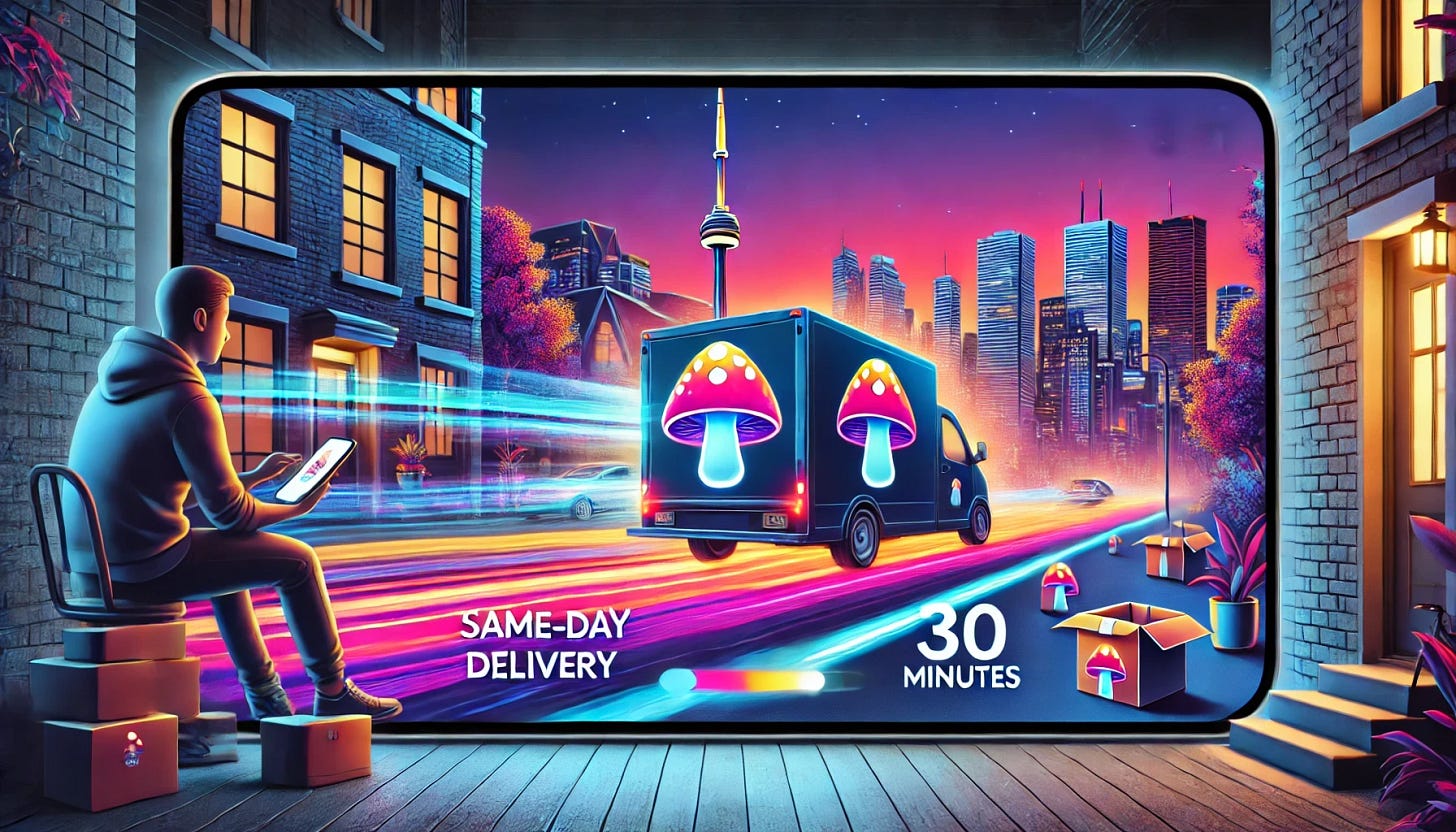 Why Consider Same Day Delivery? | Psilocybin In The 6IX | shroom delivery Toronto
