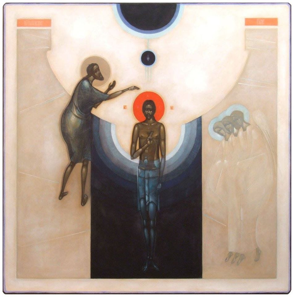Baptism of Christ by Greta Lesko