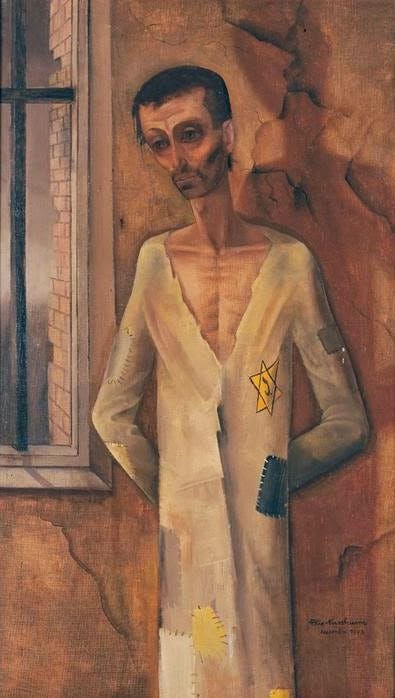 Felix Nussbaum (1904 - 1944) - Juif à la fenêtre (1943)