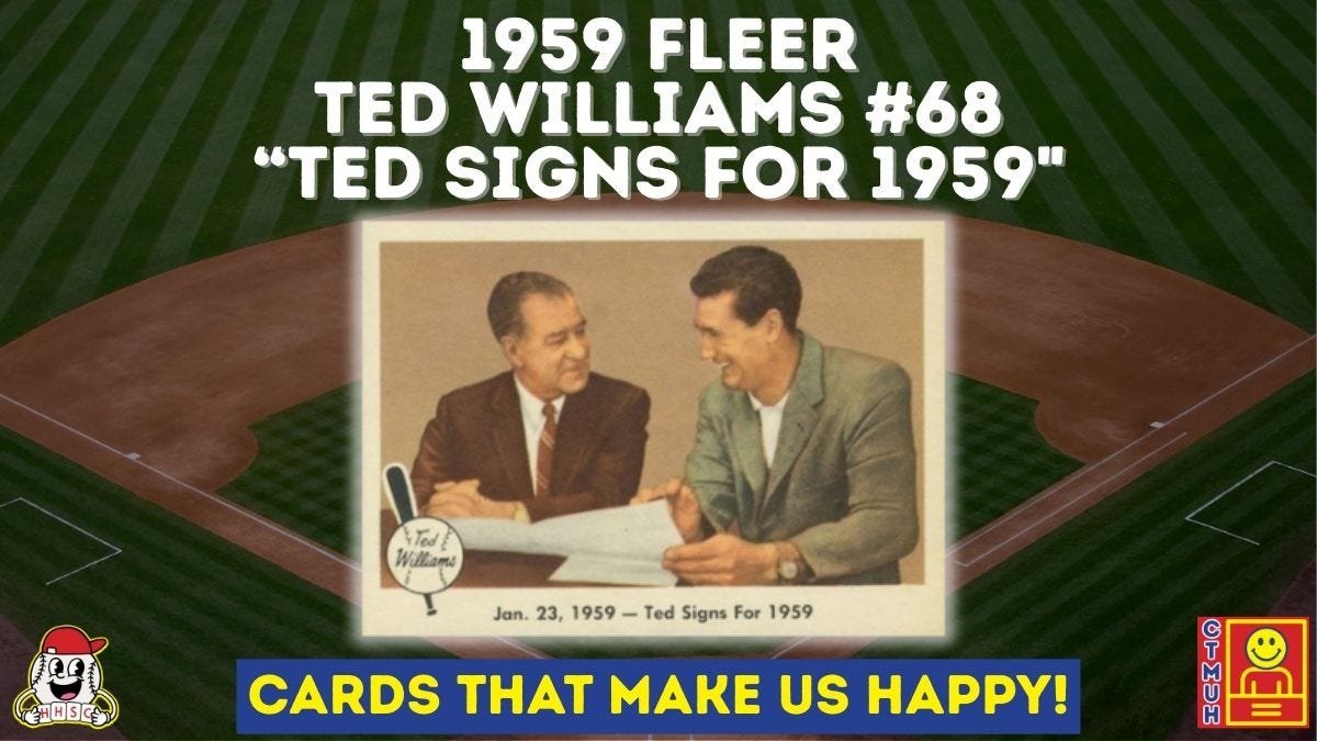 ⚾1959 Fleer Ted Williams 
