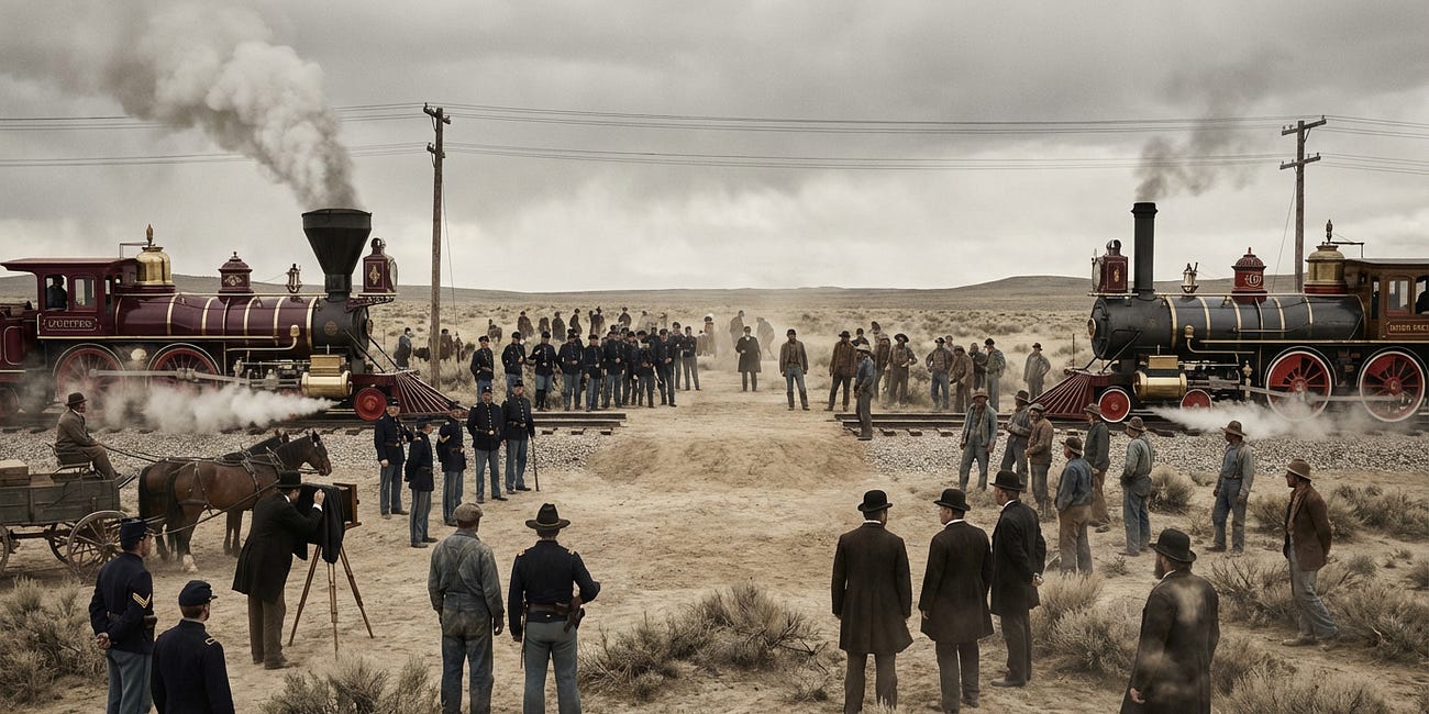 A Day of the Golden Spike: the Transcontinental Railroad, 1869