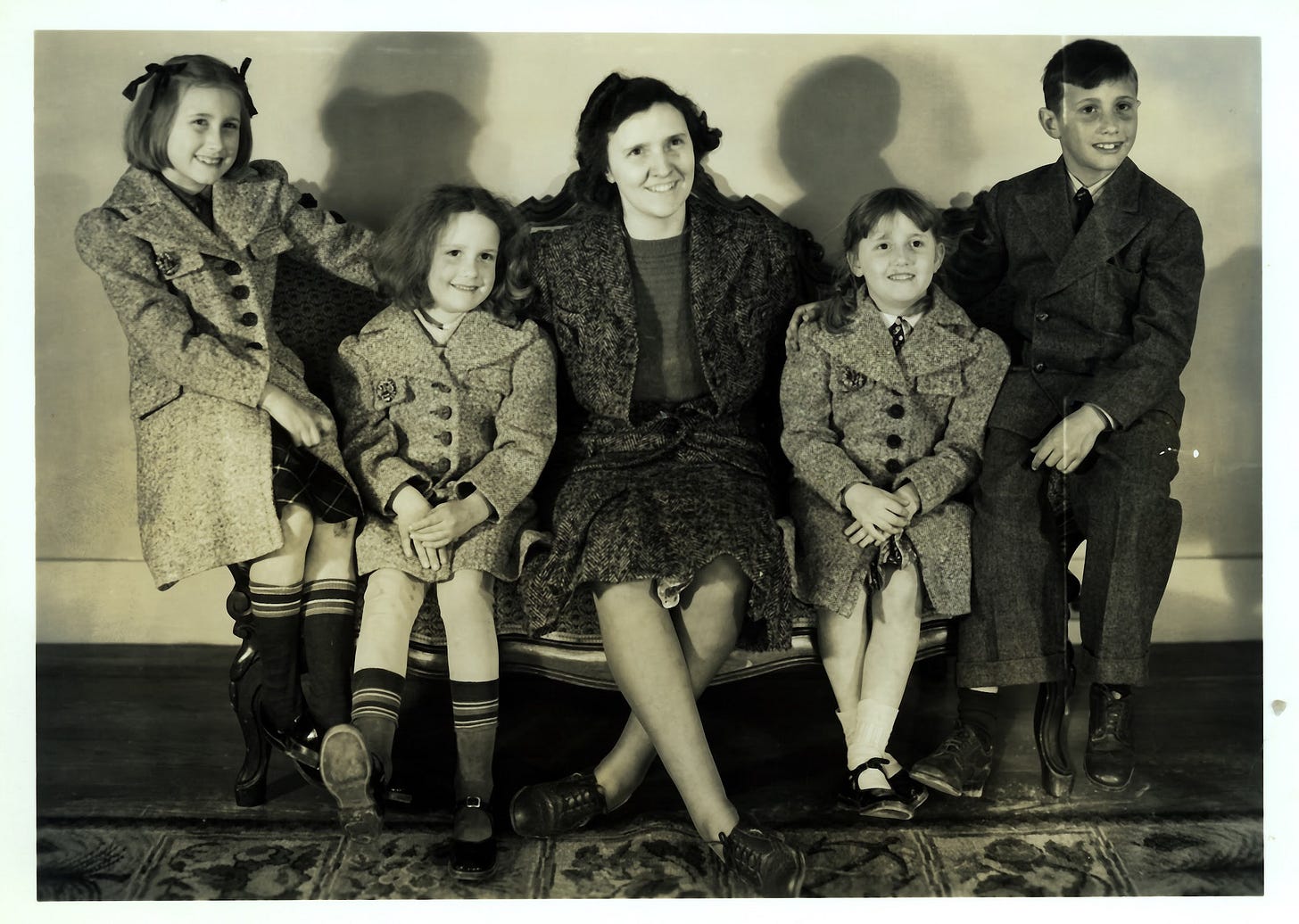 Group photo of Thayer family Group photo of Thayer family
