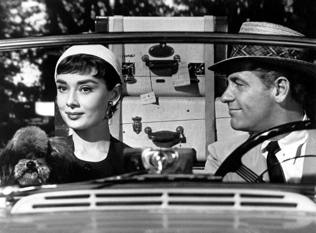Sabrina Audrey Hepburn William Holden 1954 Photo Print - Item #  VAREVCMBDSABREC001H - Posterazzi