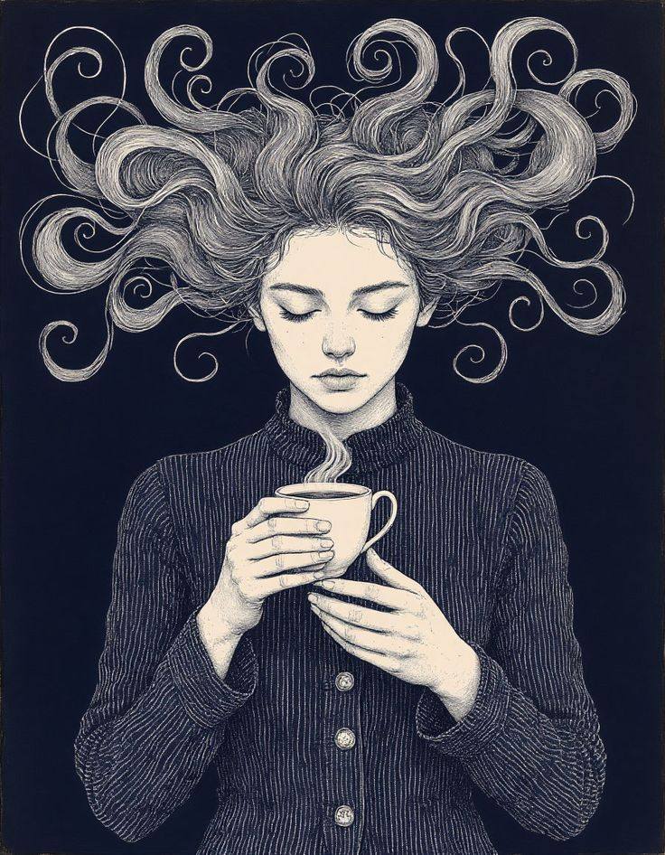 May be a doodle of coffee cup