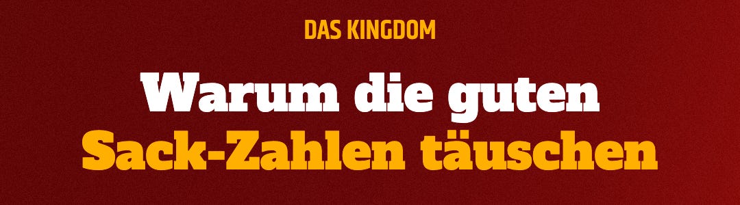 Warum die guten Sack-Zahlen täuschen