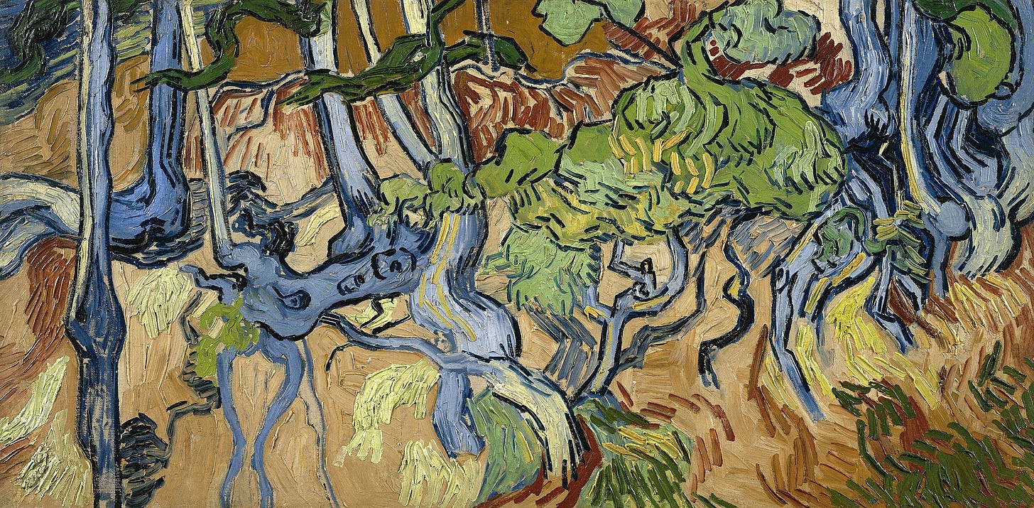 Tree With Roots Painting I Liked the Essay. Then I Found Out It Was AI