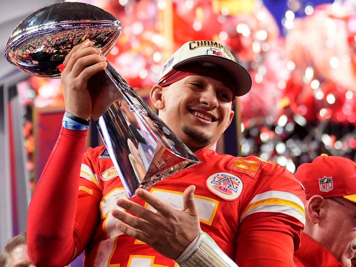 In Pat we trust': Chiefs pay tribute to Super Bowl MVP Mahomes | Patrick Mahomes | The Guardian In Pat we trust': Chiefs pay tribute to Super Bowl MVP Mahomes | Patrick Mahomes | The Guardian