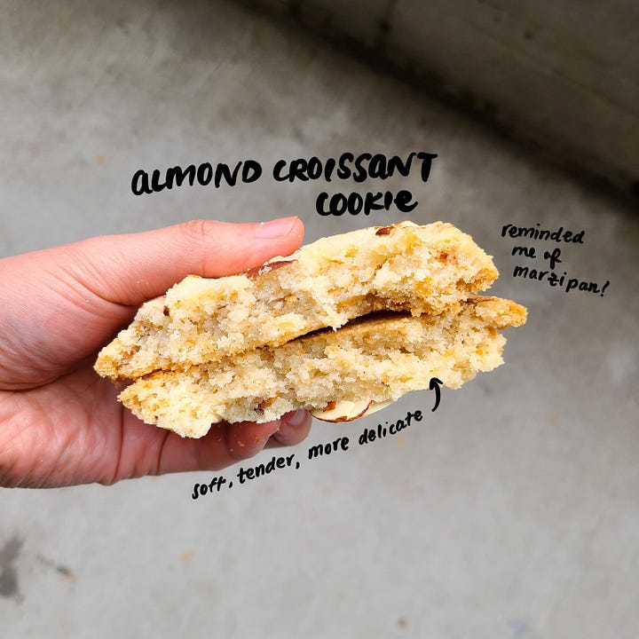 Wheatberry Bakeshop Almond Croissant Cookie