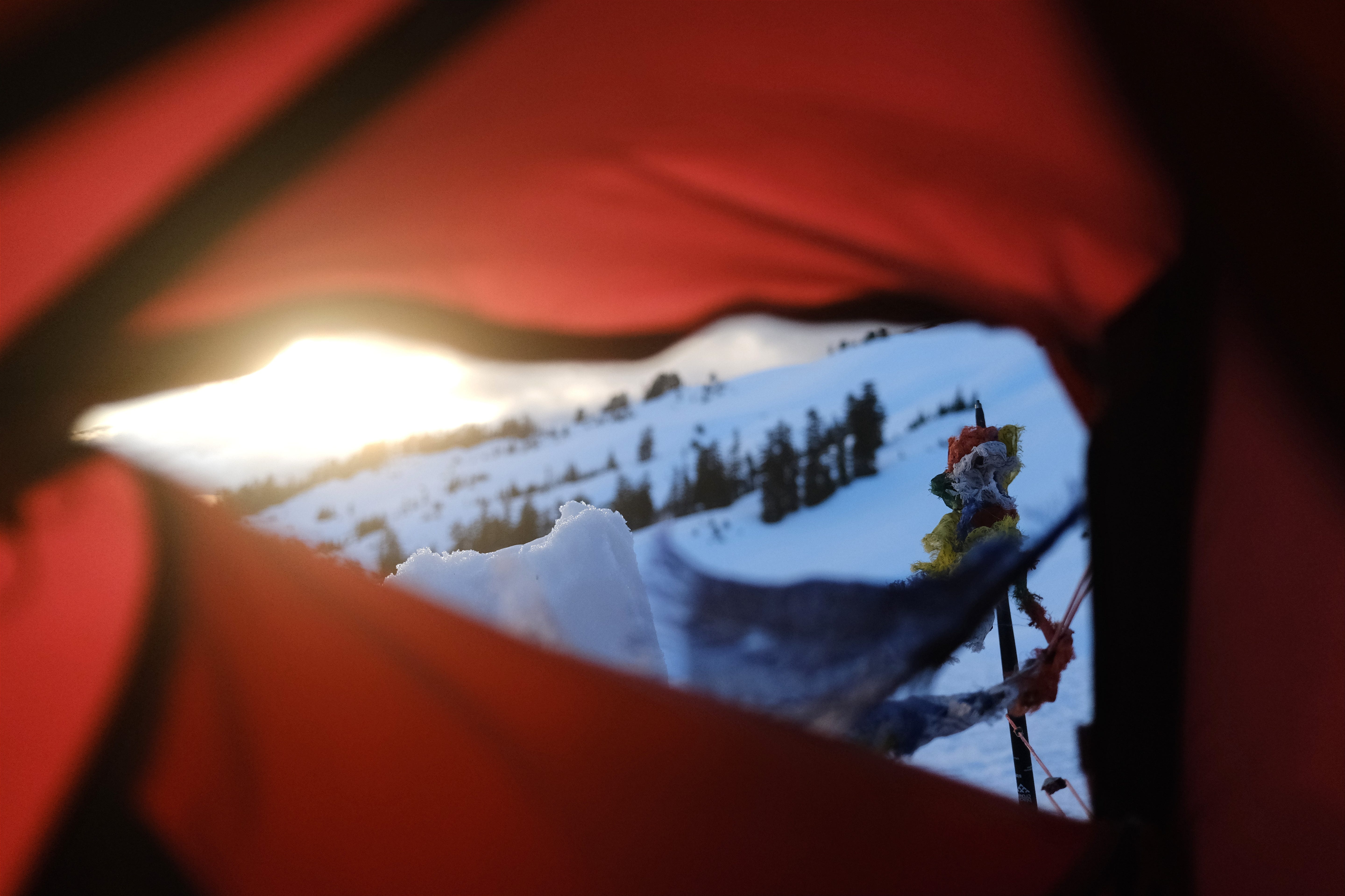Mountain Guide on Mt Baker Shooting on Fuji Film