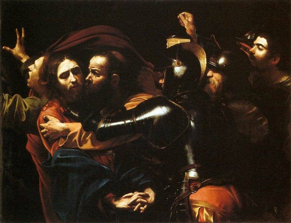 The Taking of Christ, 1602 by Caravaggio