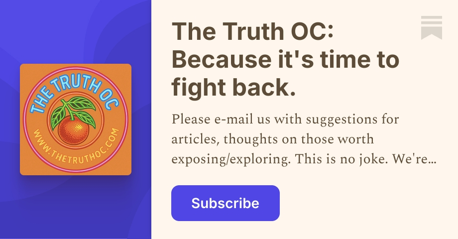 The Truth OC: Because it's time to fight back. | Jeff Pearlman | Substack