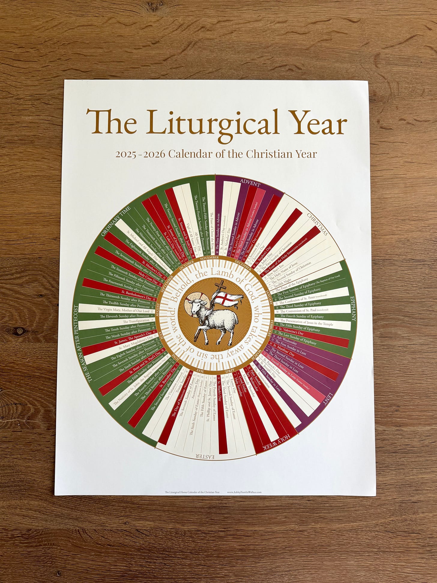 liturgical calendar