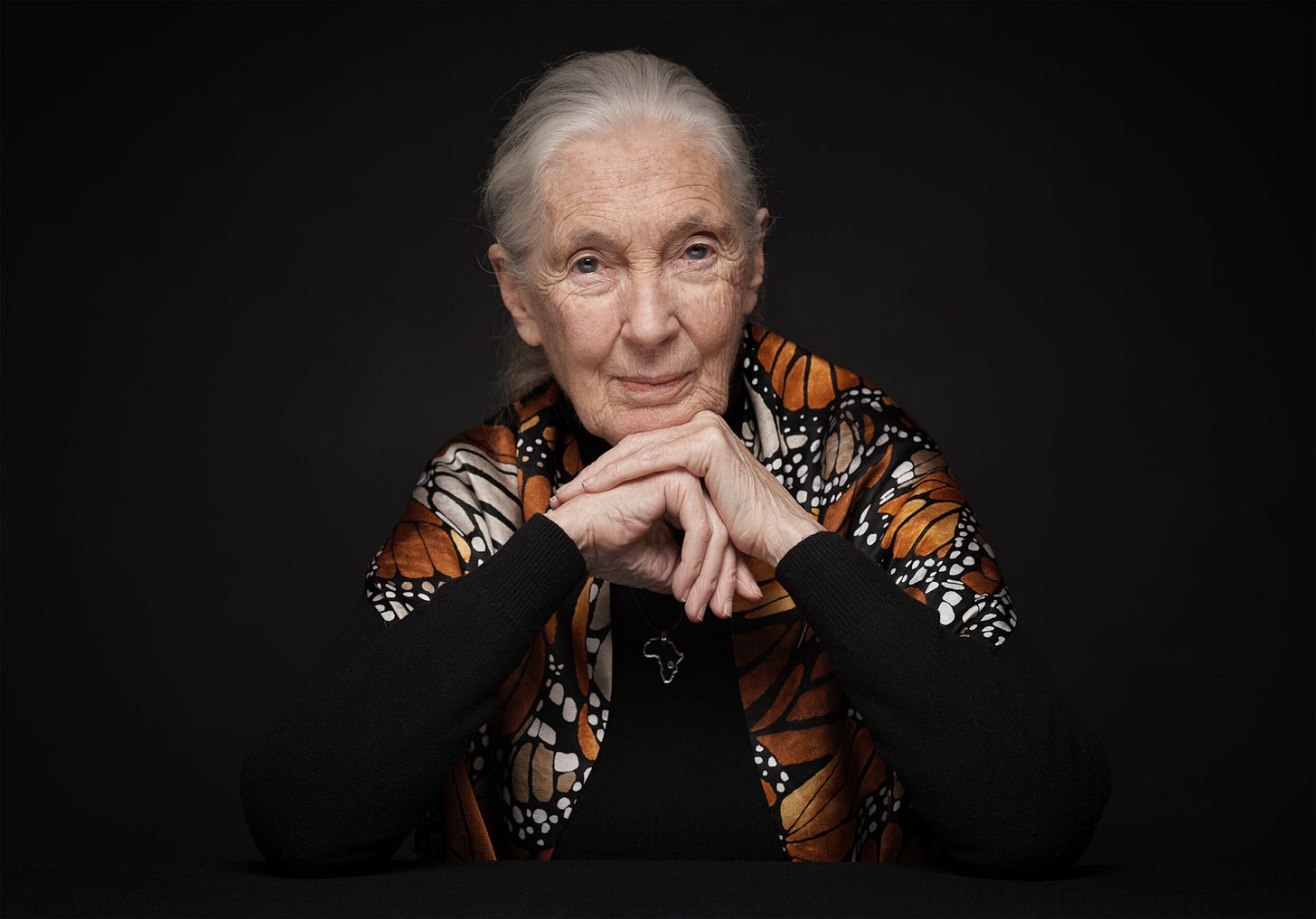 Portrait von Jane Goodall Portrait von Jane Goodall