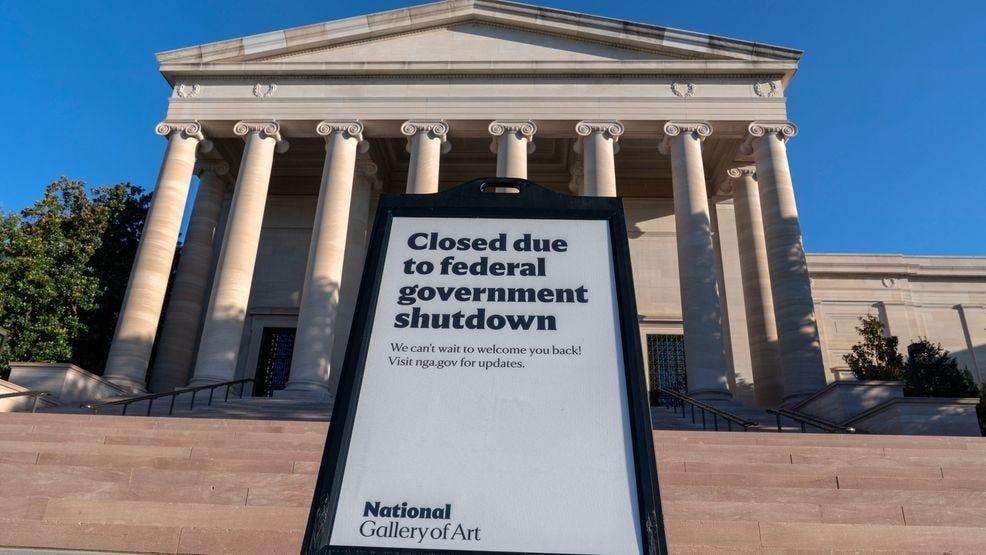 Government shutdown enters day 19, third longest in U.S. history, with no  end in sight