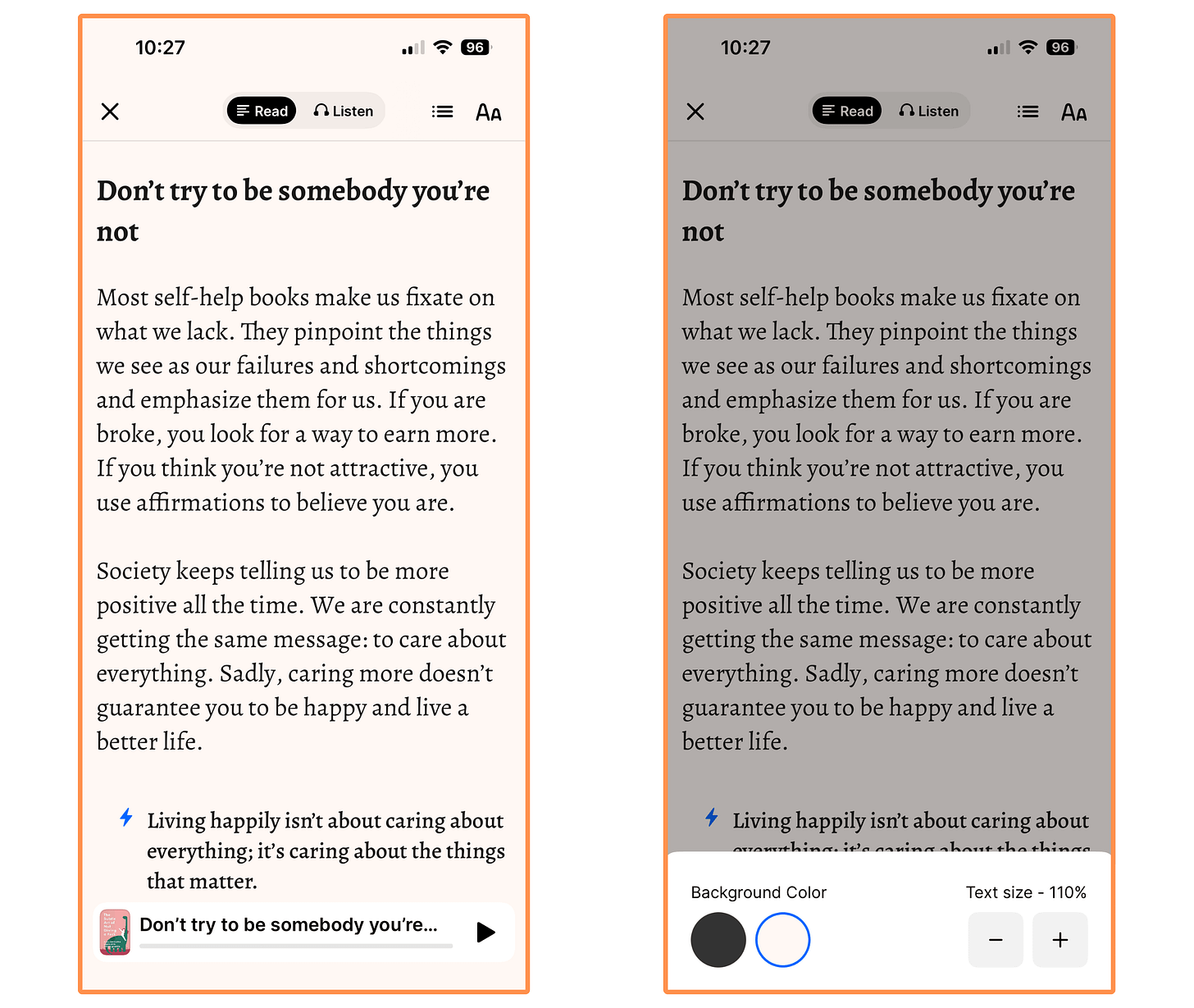Headway - light mode