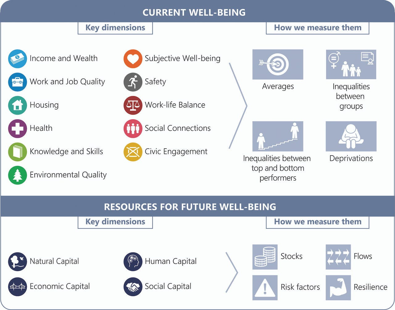 OECD well-being framework