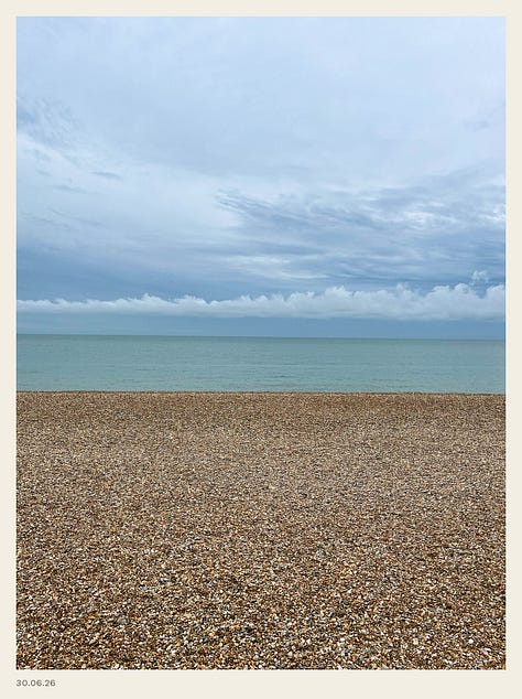 Three views of the English coast