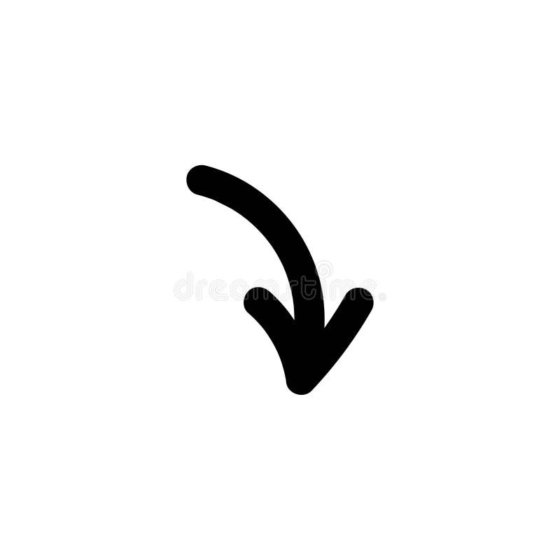 Down Arrow Black Stock Illustrations – 38,300 Down Arrow Black Stock  Illustrations, Vectors & Clipart - Dreamstime