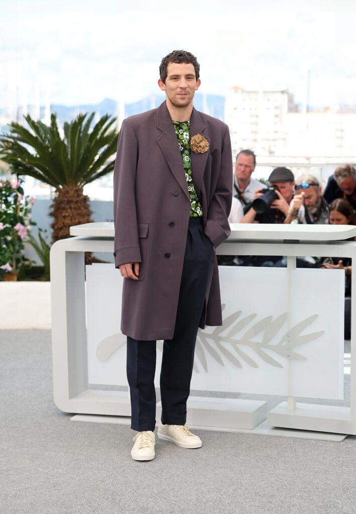 Josh O'Connor Wears Prada and Valentino at Cannes 2025
