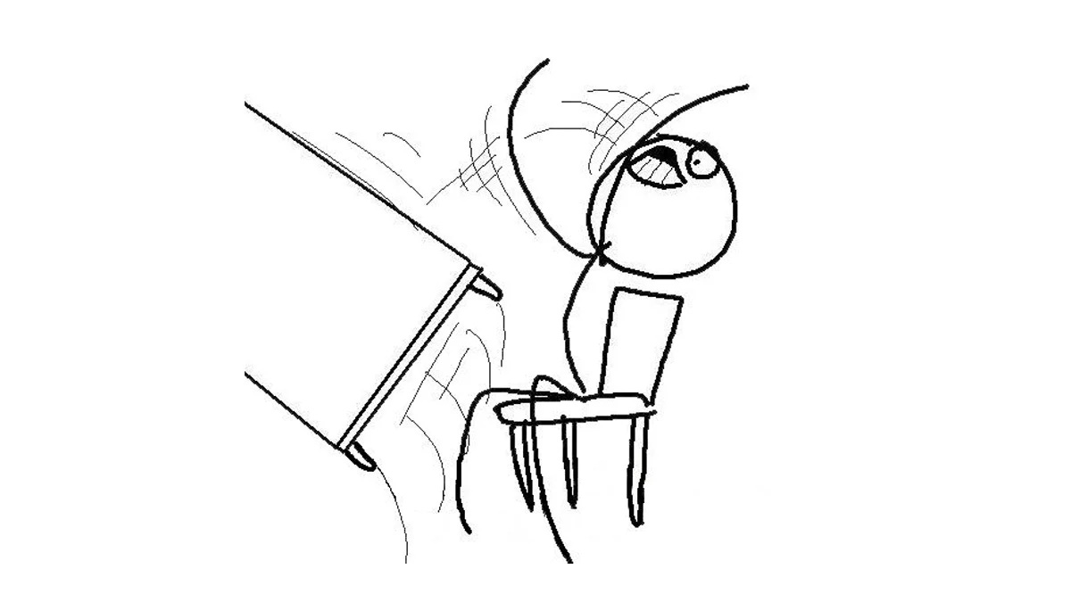 Desk Flip Meme: Origin, Rage Comics, and Table Flipping Desk Flip Meme: Origin, Rage Comics, and Table Flipping