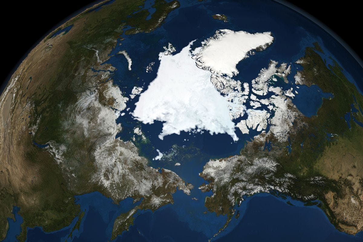 National Snow and Ice Data Centre observations of the Arctic Sea ice coverage in 2008, the second-lowest amount recorded. Credit NASA: Science Earth Geology Oceanography... National Snow and Ice Data Centre observations of the Arctic Sea ice coverage in 2008, the second-lowest amount recorded. Credit NASA: Science Earth Geology Oceanography...