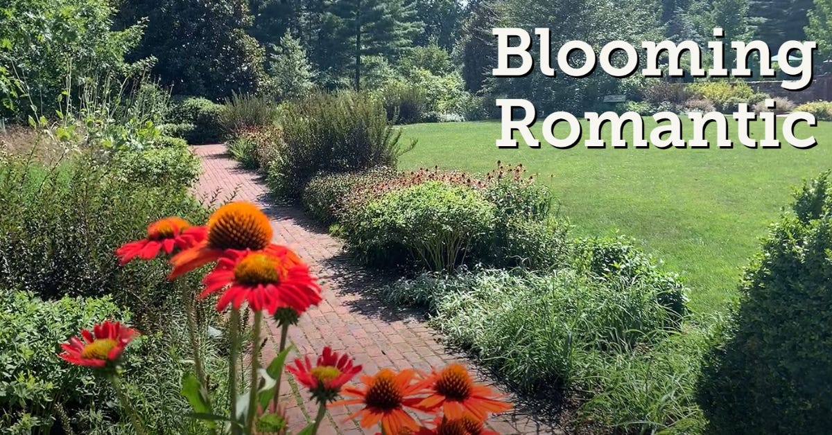 English style garden at Mt. Cuba Center created with North American native plants