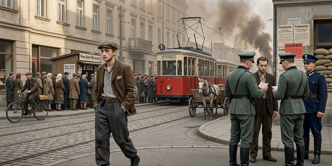A Day Escaping the Warsaw Ghetto, 1943