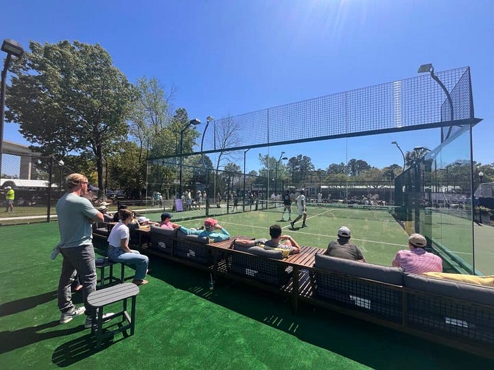 Padel courts at LTP Daniel Island and Linder Family Tennis Center