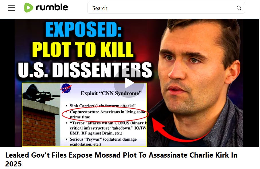 LEAKED CIA FILES REVEAL PLANS TO ASSASSINATE CHARLIE KIRK, TUCKER ...