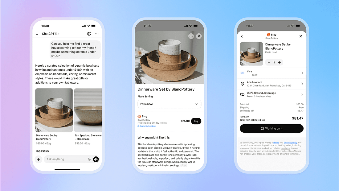 Etsy pops 16% as OpenAI announces ChatGPT Instant Checkout for the shopping site Etsy pops 16% as OpenAI announces ChatGPT Instant Checkout for the shopping site