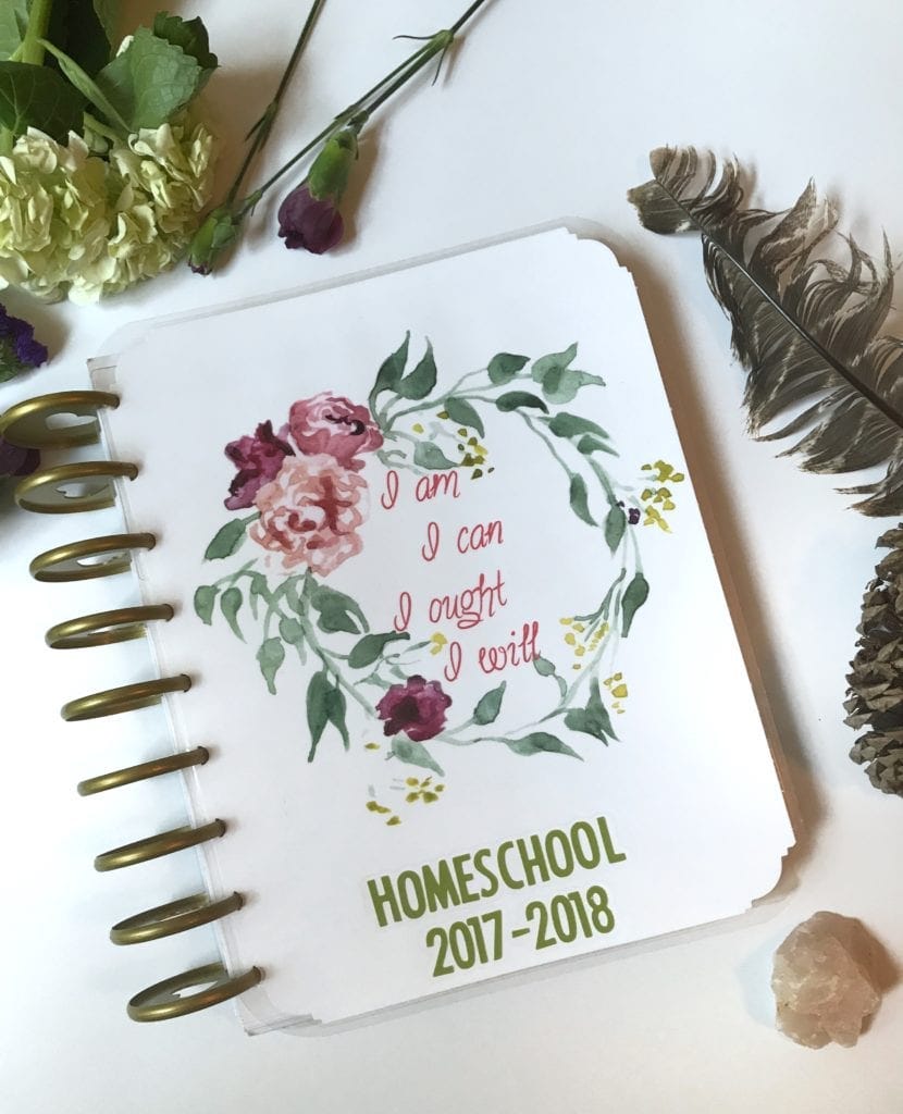 charlotte mason homeschool planner