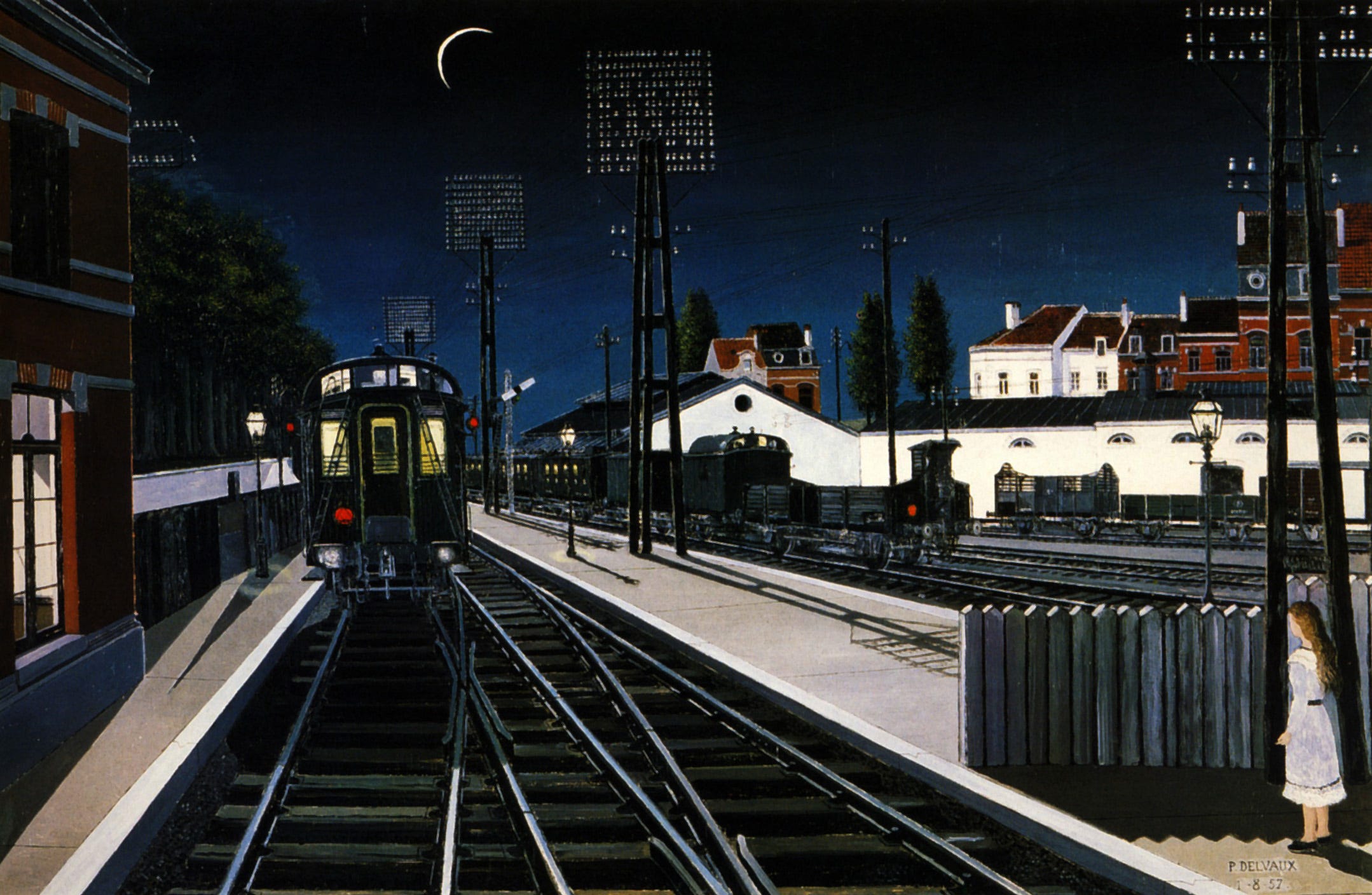 Paul Delvaux: Trains, Trams and Stations