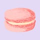 Macaron Myrtille