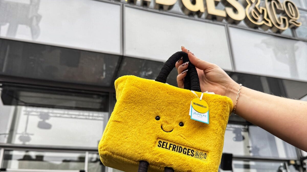 Jellycat Amuseables x Selfridges bag - Unorthodox Blend
