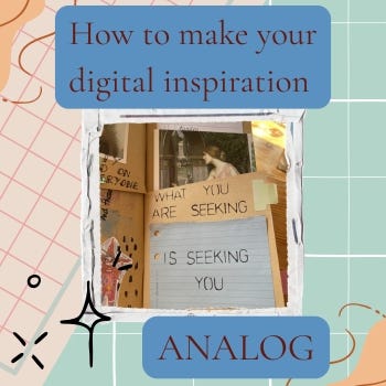 Program Digital Inspo How to make your digital inspiration analog