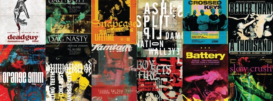 Meet the British Graphic Designer Reimagining Old Hardcore Punk Flyers |  Features | No Echo