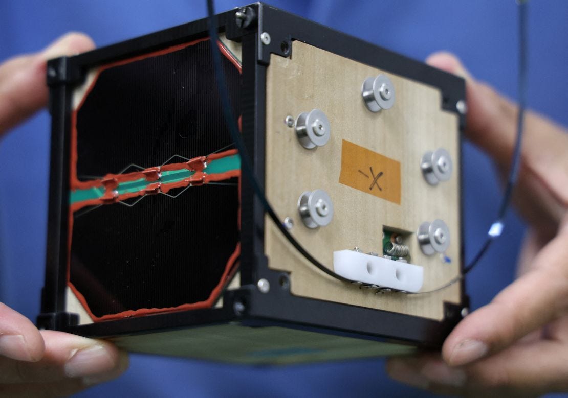 LignoSat: World's first wooden satellite, developed in Japan, heads to space | CNN LignoSat: World's first wooden satellite, developed in Japan, heads to space | CNN