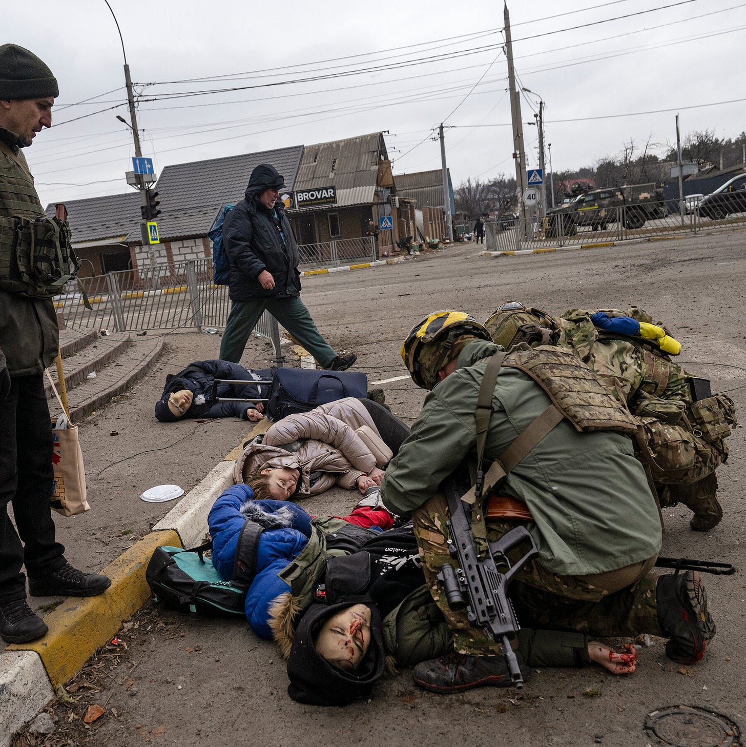 At Least 4 Civilians Killed in Shelling by Russian Forces Near Kyiv - The  New York Times