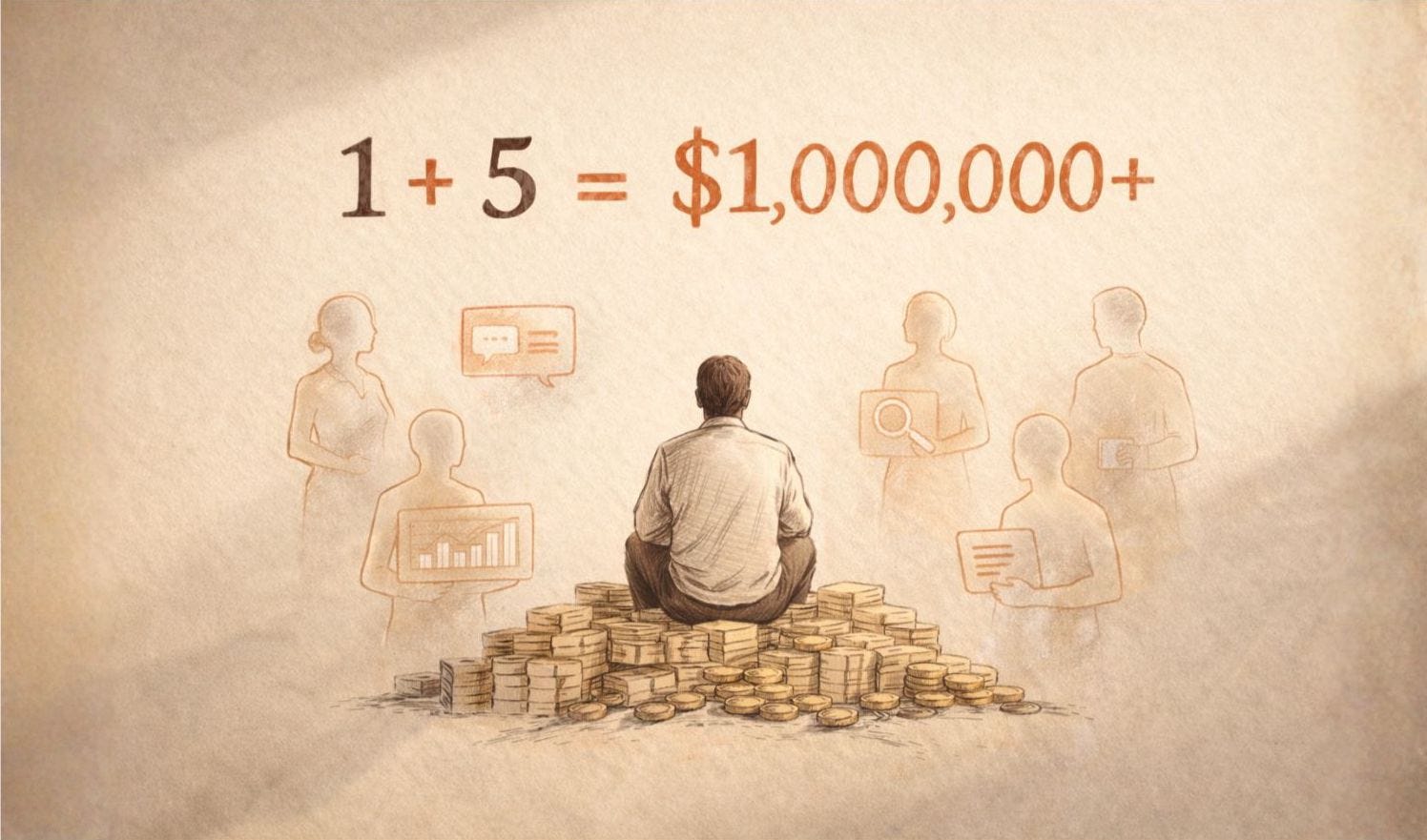 1 Human, 5 AI Agents: How to Start a Million-Dollar Business
