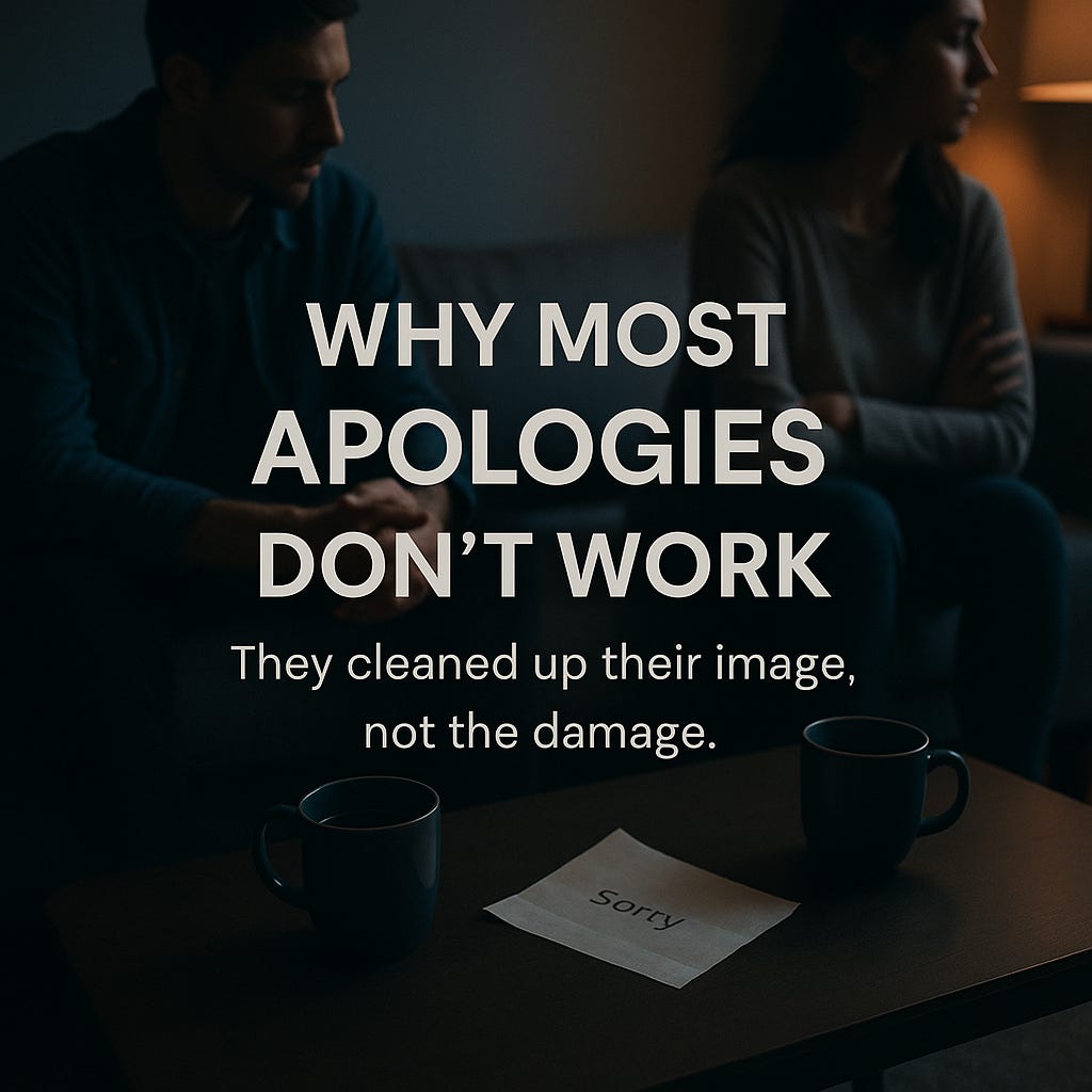 Why Most Apologies Don’t Work (And Why You Still Feel Crazy After ...