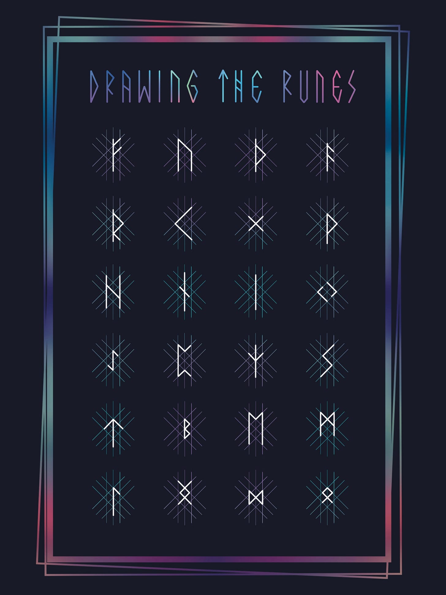 Forever Rune The Elder Futhark Runes - by DreamWeaver - Musing the Runes