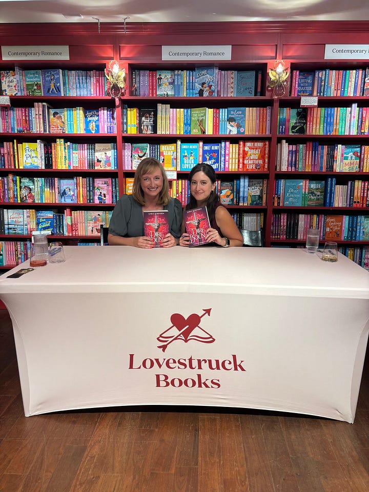 photos of Sable Sorensen at signing events