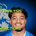 Sione Vaki Eye Injury Analysis & Recent NFL Transactions