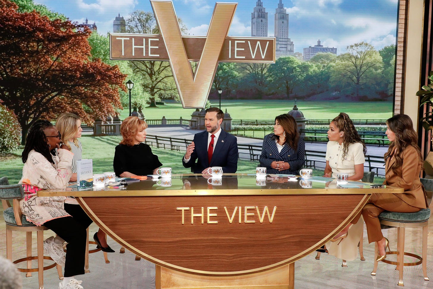 This image released by ABC shows Vice President JD Vance,... This image released by ABC shows Vice President JD Vance,...