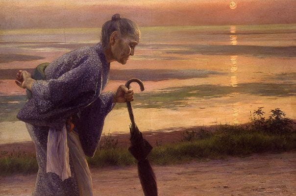 Wada Eisaku: Old Woman (1908)