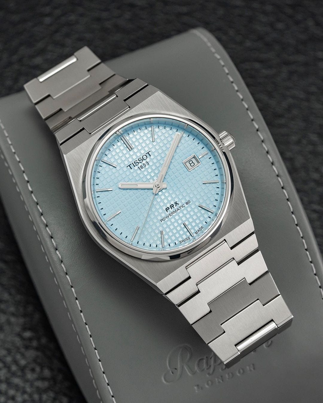 TISSOT PRX POWERMATIC 80 40mm (Brand - New) T137.407.11.351.00 ice blu –  Watch Club Pakistan